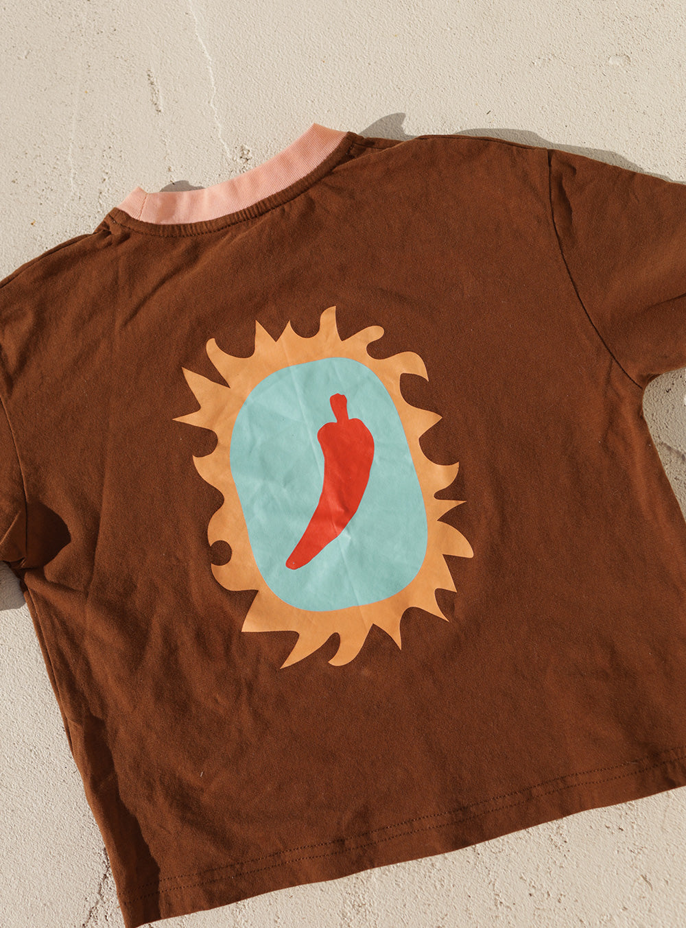Spicy But Nicey T Shirt Brown