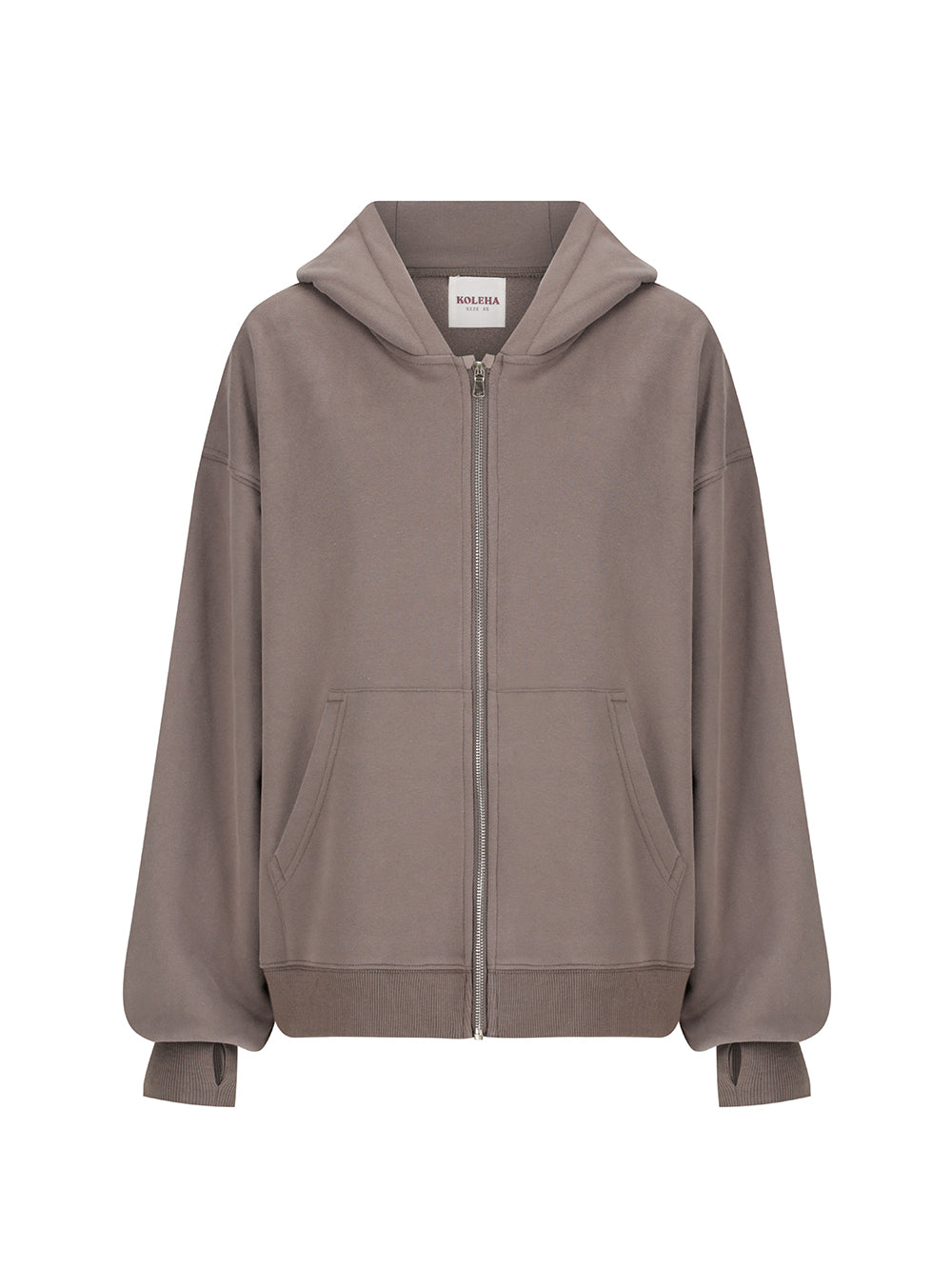 Sweat Jacket Stonewashed Charcoal