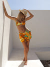 Tropique Tangerine Over Swim Skirt