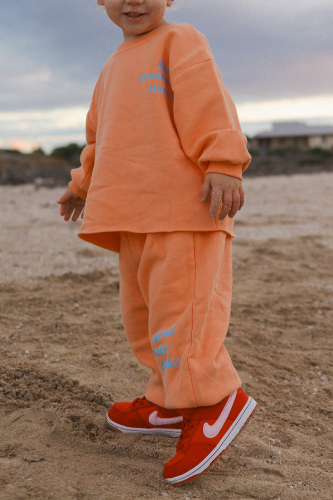 Orange Good Tracky Dack Set