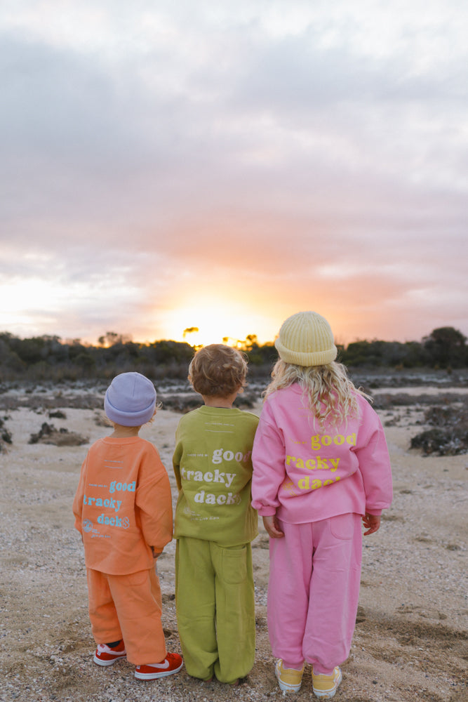 Pink Good Tracky Dack Set