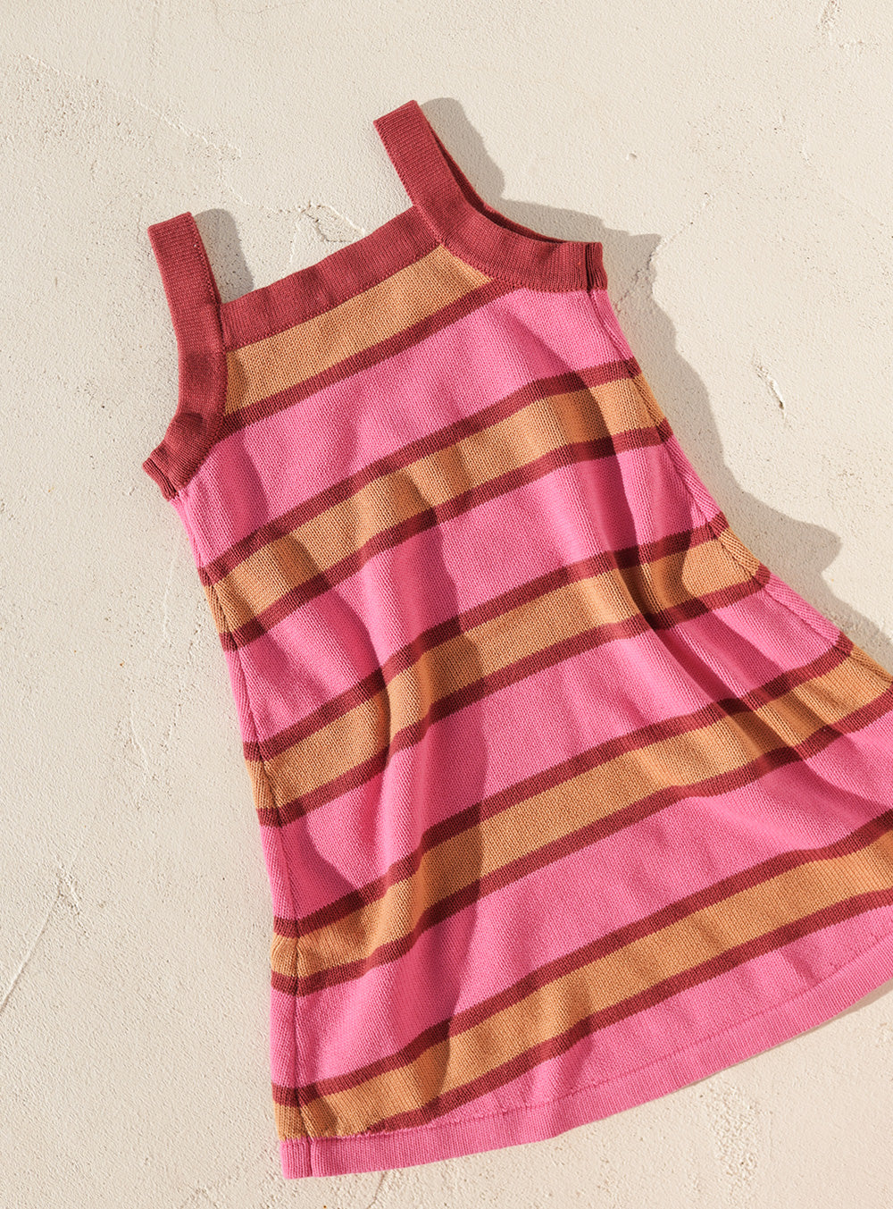 Pink & Plum Stripe Knit Dress
