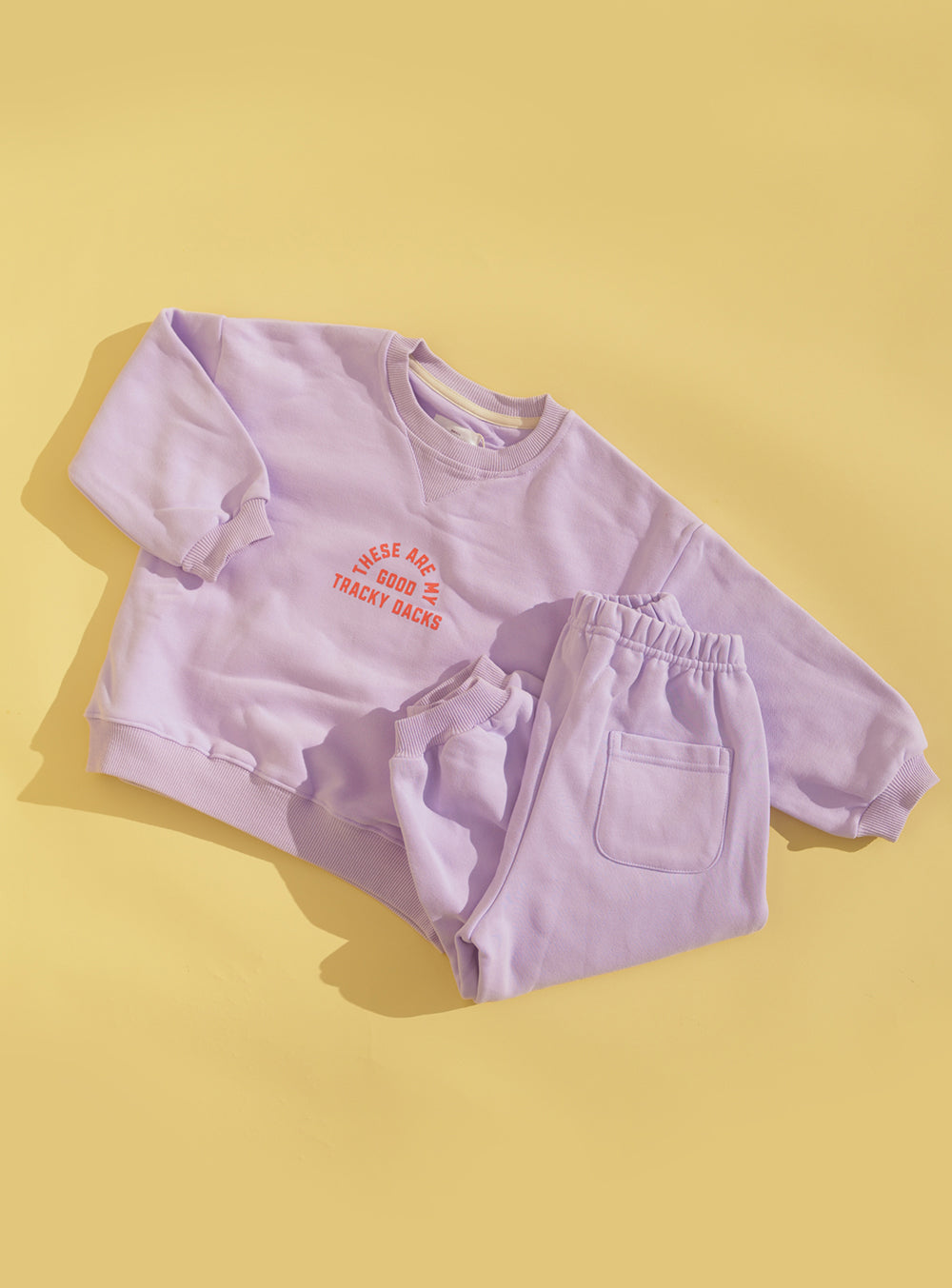 Good Tracky Pullover Lavender Red