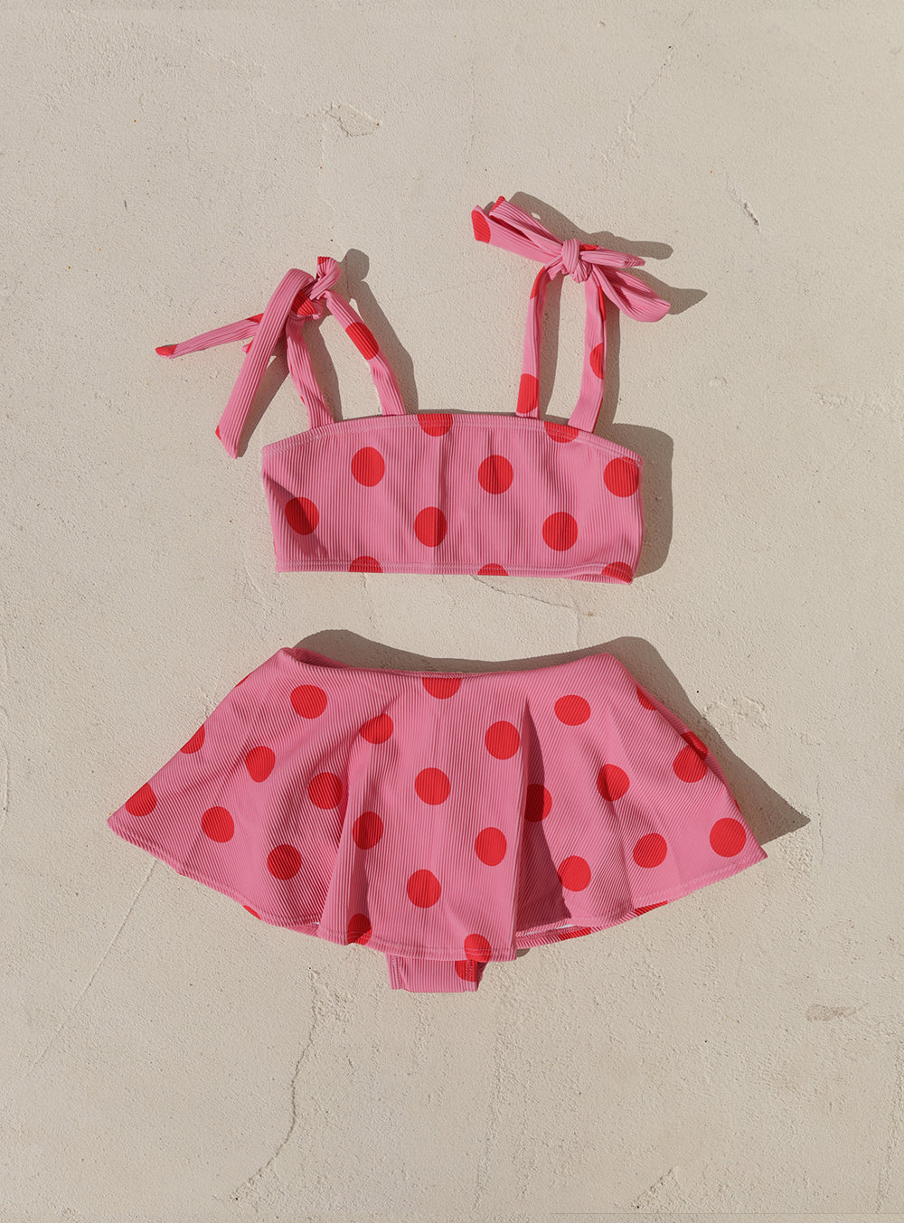 Pink Polka Bikini Set