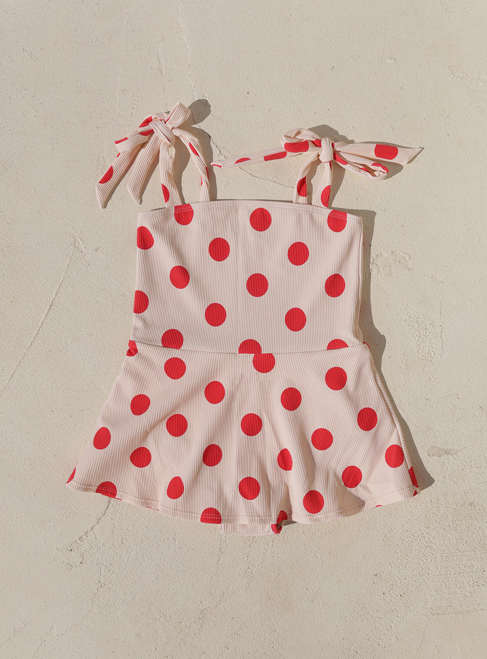 Red Polka Swim Dress