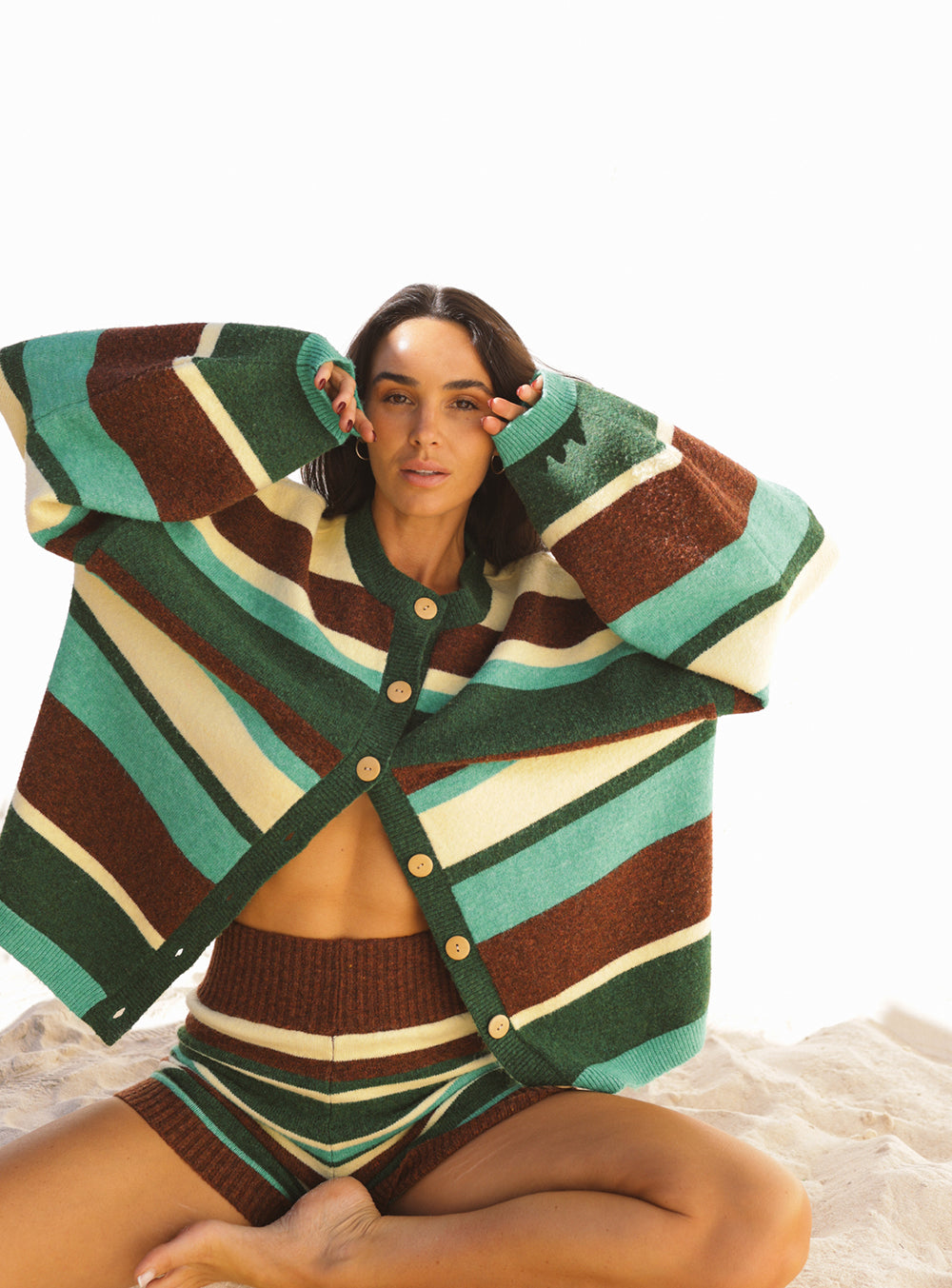 Splice Oversized Cardi