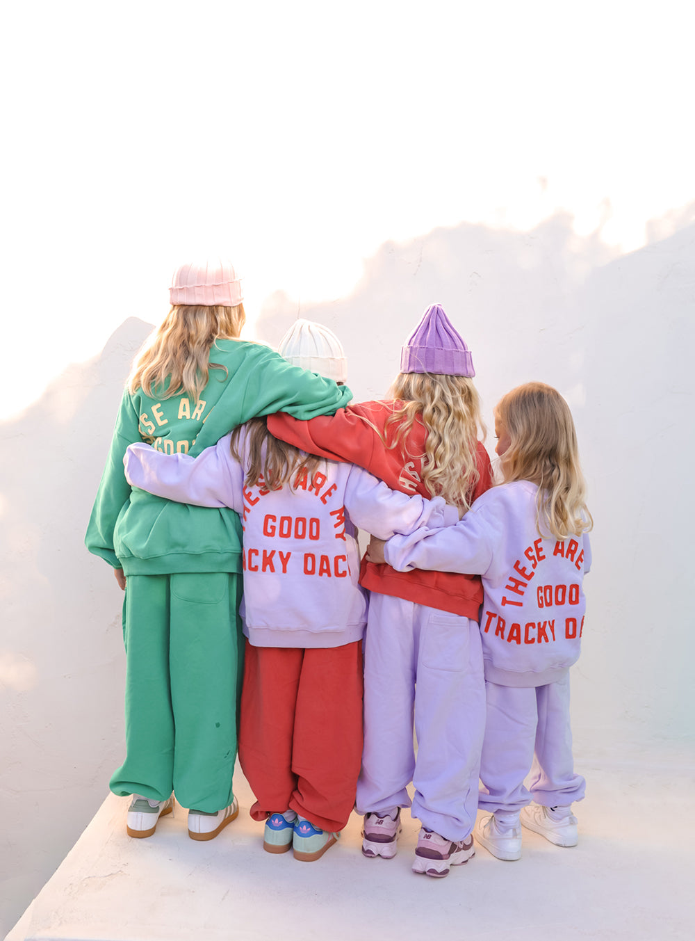 Good Tracky Dacks Red Cream